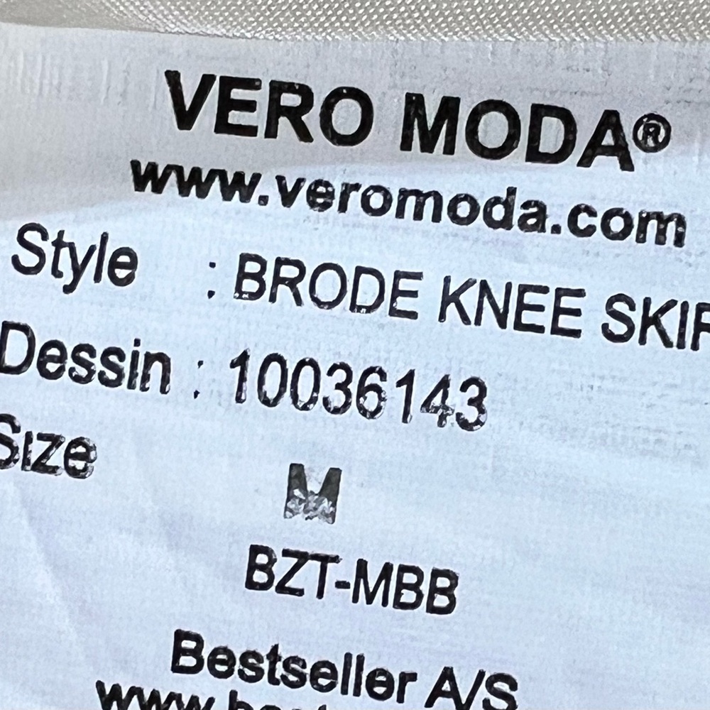 Eyelet lace buttercream midi full‎ a-line skirt cottagecore prairie boho y2k - Picture 12 of 14